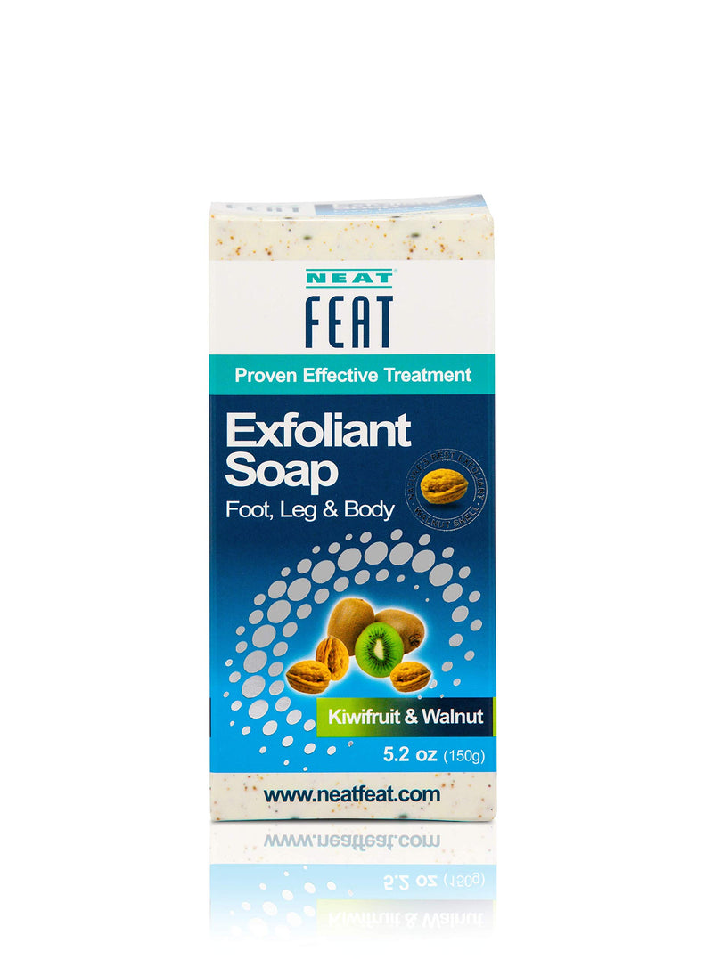 Neat Feat Kiwifruit and Walnut Foot Scrub Soap, 5.2 Fl. oz. - BeesActive Australia