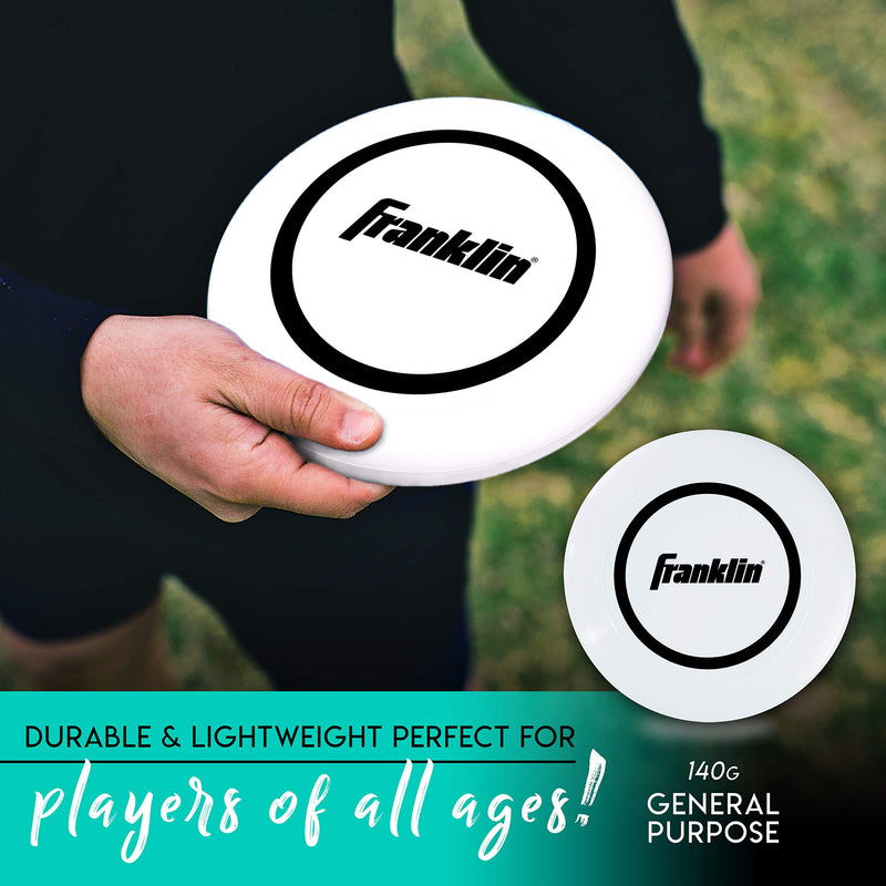 [AUSTRALIA] - Franklin Sports Flying Disc - Sport Disc for Beach, Backyard, Lawn, Park, Camping and More - 140 Gram Disc - Perfect for Dogs - Great for All Ages 