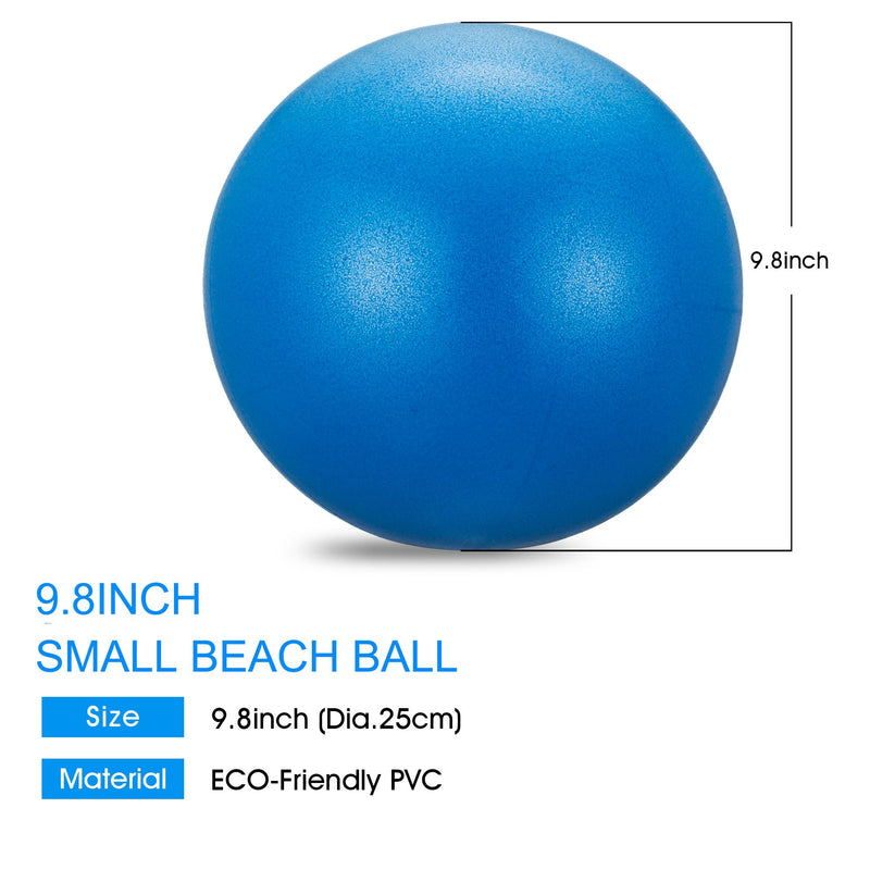 [AUSTRALIA] - 9.8Inch Beach Balls Inflatable Beach Pool Party Toys for Adults and Kids Water Fun Play in Summer (3 Pack) (Purple+Green+Blue) 