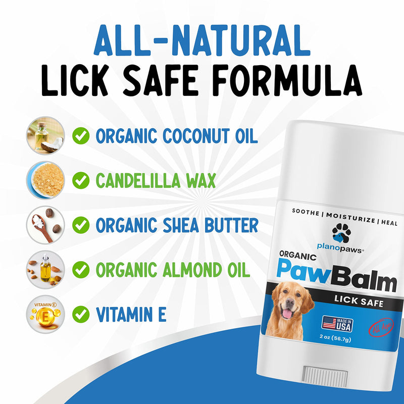Lick Safe Dog Paw Balm - Dog Paw Protector - Paw Soother for Dogs - Provides Dog Paw Protection from Heat, Hot Pavement, Snow - Paw Wax for Dogs - Fix Dry Cracked Dog Paws - Natural Paw Balm for Dogs - BeesActive Australia