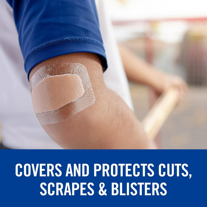 Nexcare Waterproof Bandages, Stays on in the Pool, Holds for 12 Hours, Clear Bandages for Fingers and Elbows - 100 Pack Waterproof Bandages - BeesActive Australia