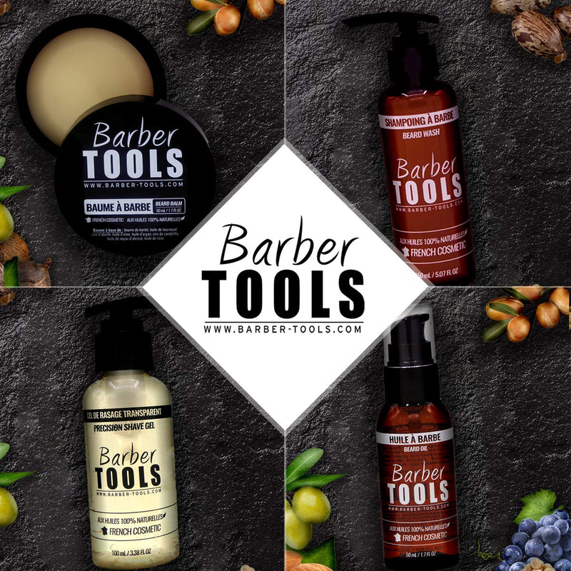 Kit/Set/Beard Care and Care Set with Barber Care | Cosmetics Made in France ✮ BARBER TOOLS ✮ - BeesActive Australia