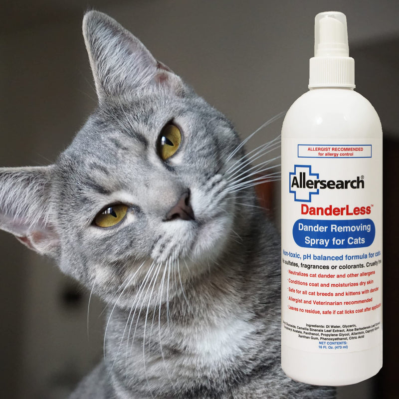 Allersearch DanderLess Dander Removing Spray for Cats - BeesActive Australia