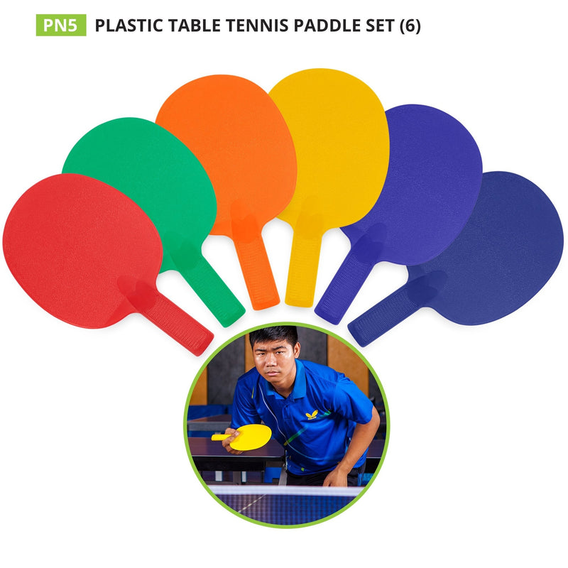 Champion Sports PN5 All-Plastic Table Tennis Racket, Assorted - BeesActive Australia