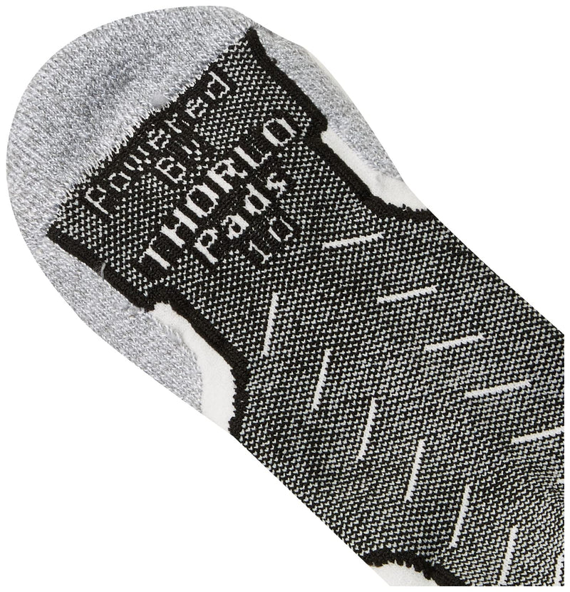 Thorlos Experia Xccu Thin Cushion Running Low Cut Socks Large Black/Black - BeesActive Australia