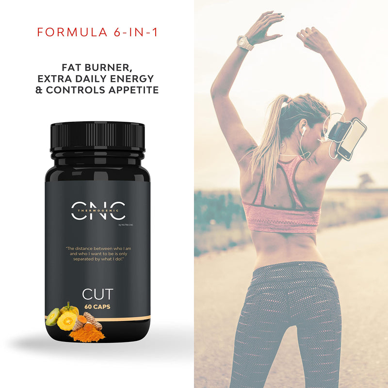 Fat Burner Cut | Weight Loss Pills That Work Fast, Fat Burners for Women Weight Loss, Diet Pills That Work for Women and Men | Backed by Clinical Studies | L-Carnitine CARNIPURE, Bioperine & Turmeric - BeesActive Australia