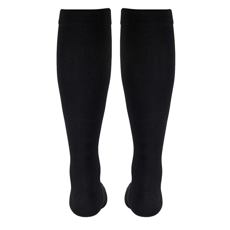Truform Men's Knee High 15-20 mmHg Compression Dress Socks, Black, X-Large (Pack of 2) X-Large (Pack of 2) - BeesActive Australia