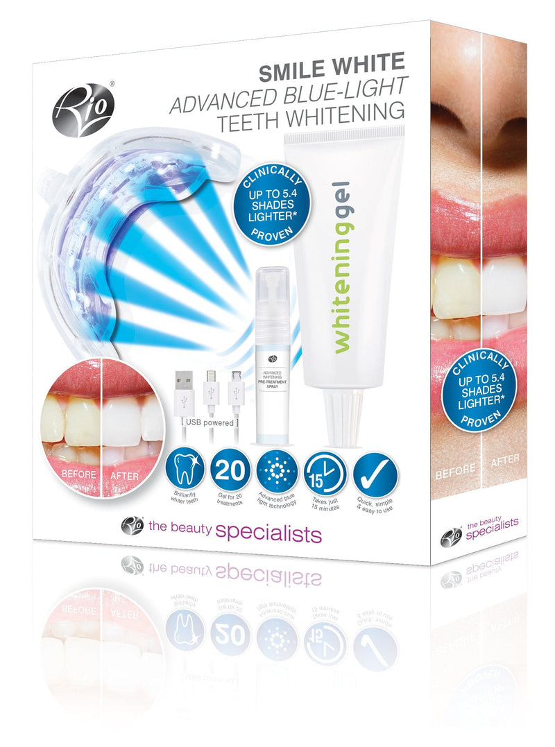 Rio Smile White Advanced Blue-Light Teeth Whitening Treatment - BeesActive Australia