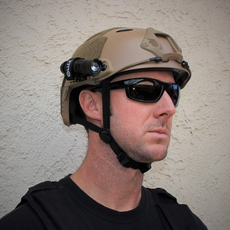 [AUSTRALIA] - Life Mounts LED Tactical Helmet ARC Rail Light (Black) 
