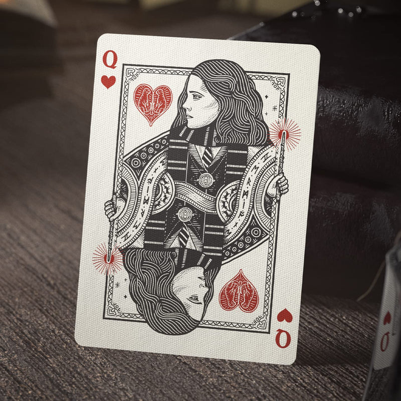 theory11 Harry Potter Playing Cards - Red (Gryffindor) - BeesActive Australia