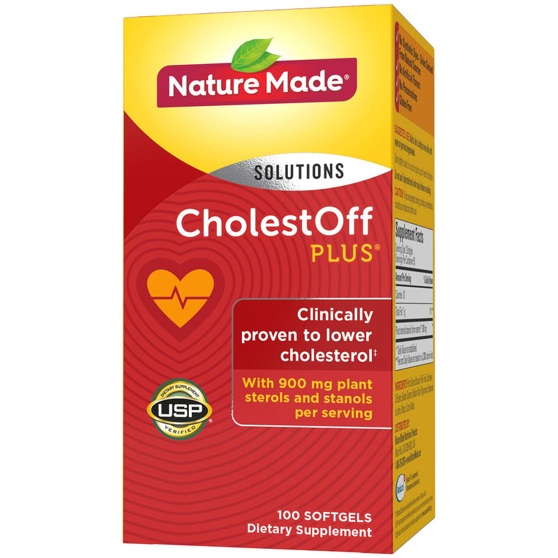 Nature Made CholestOff Plus Softgels, 100 Count for Heart Health 100 Count (Pack of 1) - BeesActive Australia