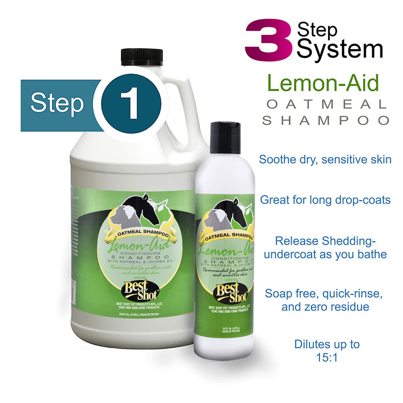 Best Shot Pet Lemon-Aid Oatmeal Wash 16 oz - BeesActive Australia