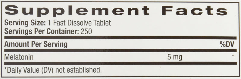 Natrol Melatonin 5 mg, 250 Fast Dissolve Tablets - BeesActive Australia