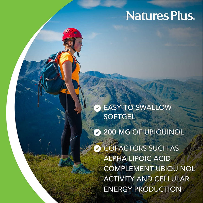 NaturesPlus Beyond CoQ10 200mg Ubiquinol - High Strength, Active Form Coenzyme Q10 Supplement - Fast Acting, Easy to Absorb, Convenient One a Day - 30 Softgel Capsules 30 Count (Pack of 1) - BeesActive Australia