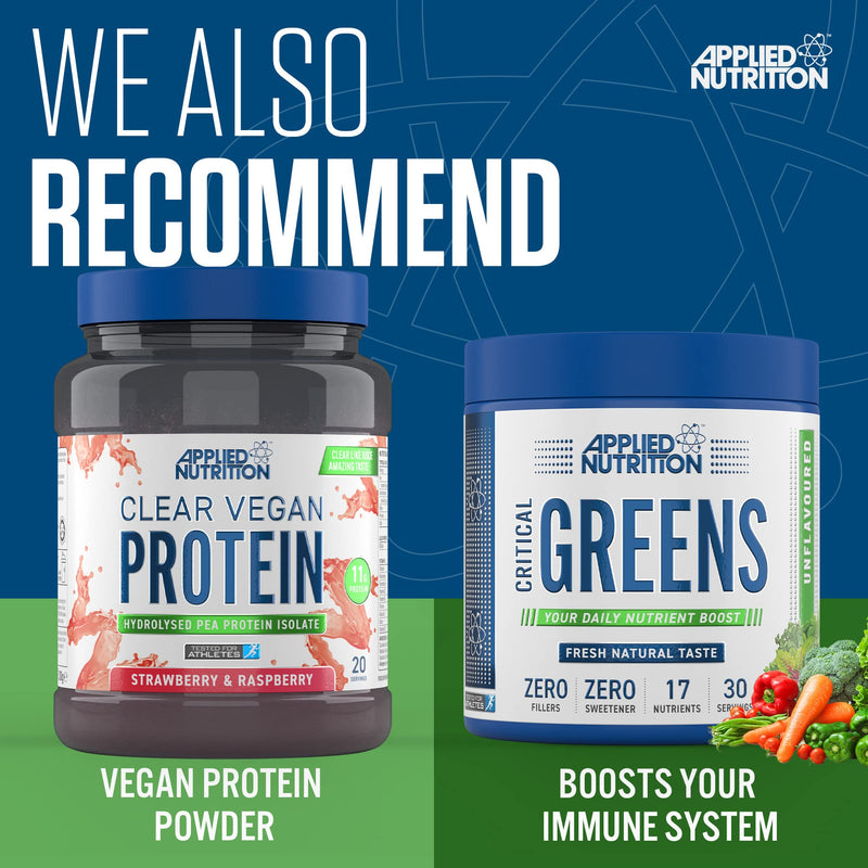 Applied Nutrition Critical Plant Protein - Vegan Protein Powder, Plant Based Supplement (450g - 15 Servings) (Chocolate) Chocolate - BeesActive Australia