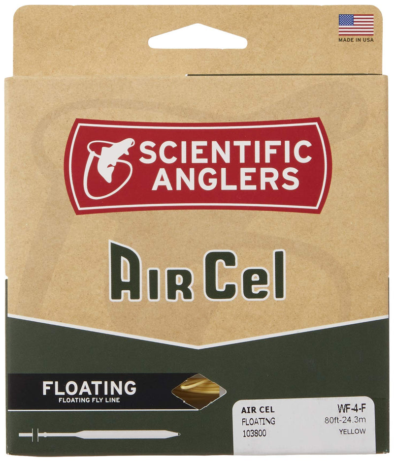 Scientific Anglers Air Cel Floating Lines Yellow WF- 4-F - BeesActive Australia