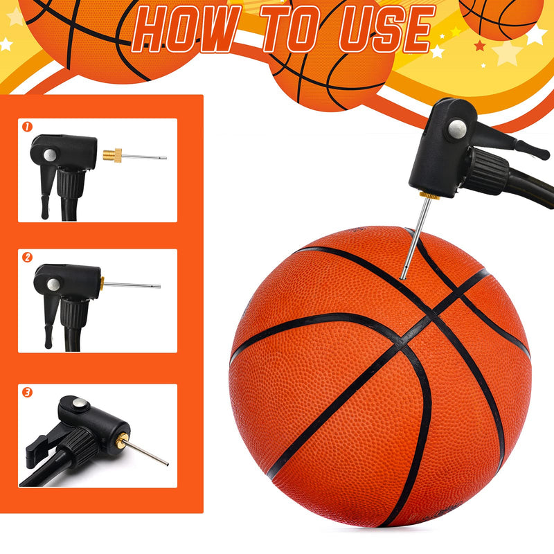 Jinei 36 Pcs Brass Ball Needle with Storage Air Pump Inflation Needles Ball Pump Pin Inflation Devices and Accessories for Blowing up Basketball Rugby Soccer Volleyball Beach Ball Yoga Ball - BeesActive Australia