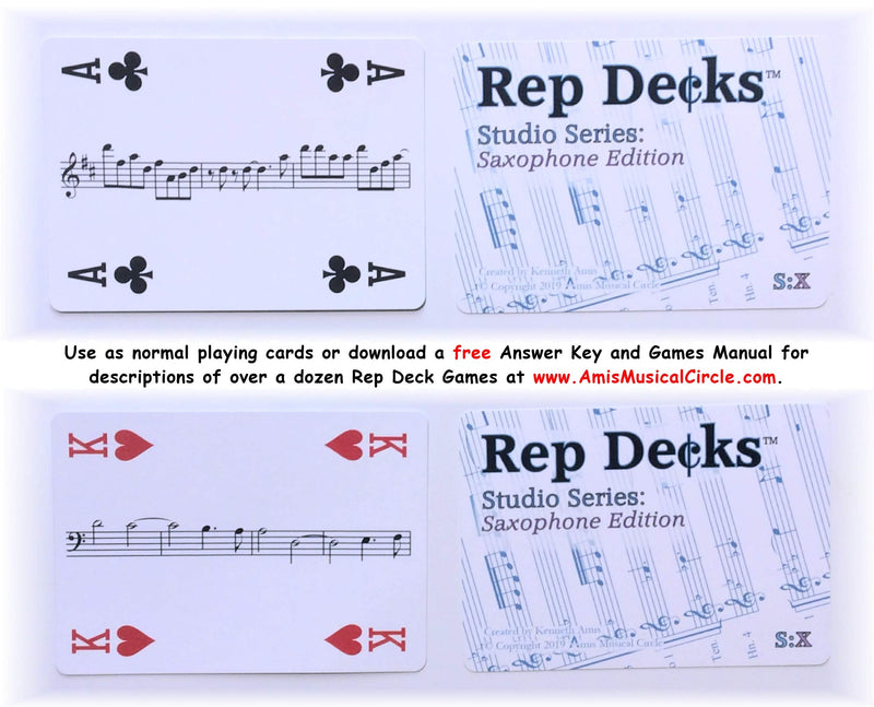 Rep Decks - Studio Series: Saxophone Edition - BeesActive Australia