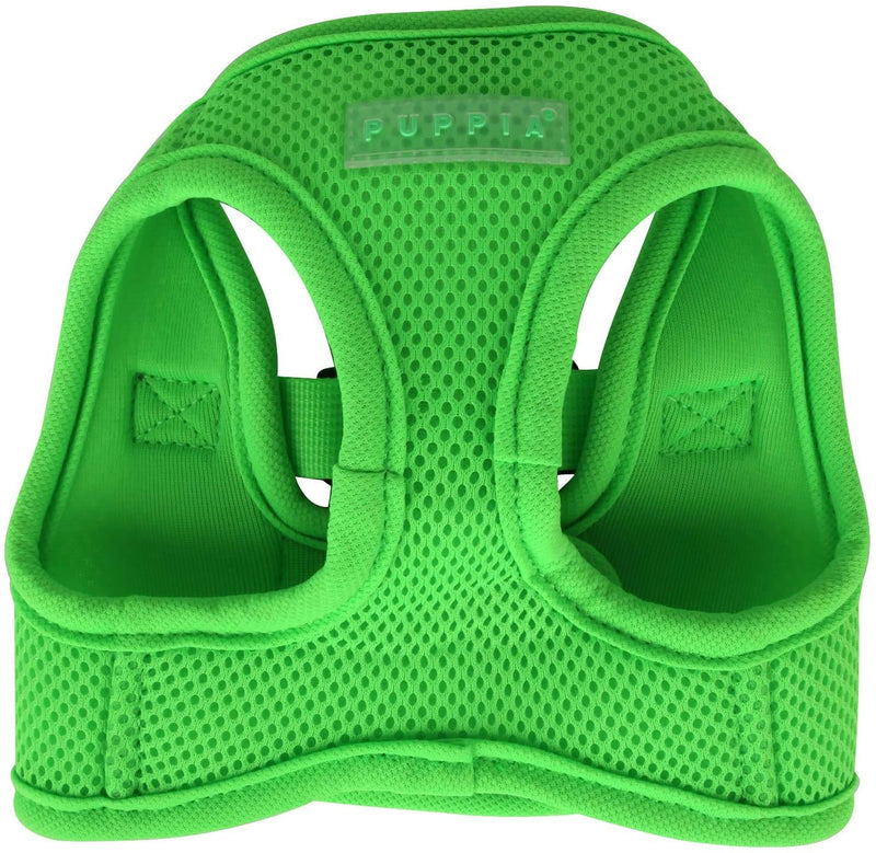 Puppia Authentic Neon Soft Vest Harness B Green Large Puppia Neon Soft Vest Harness B - BeesActive Australia