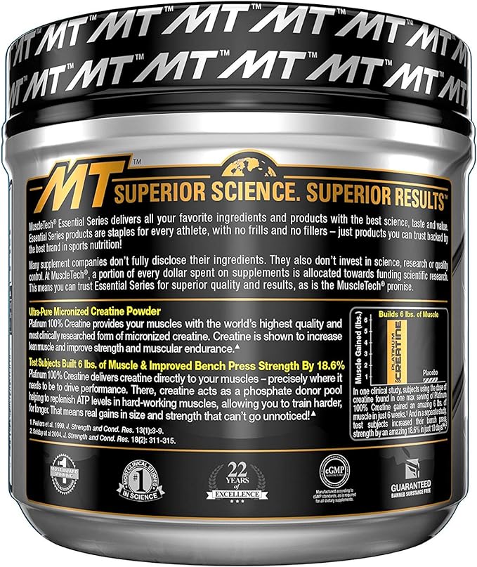 Platinum 100% Creatine 80 doses Directly shipped overseas "From USA" - BeesActive Australia