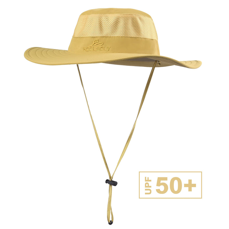 KOOLSOLY Fishing Hat,Sun Cap with UPF 50+ Sun Protection and Neck Flap,for Man and Women Khaki - BeesActive Australia