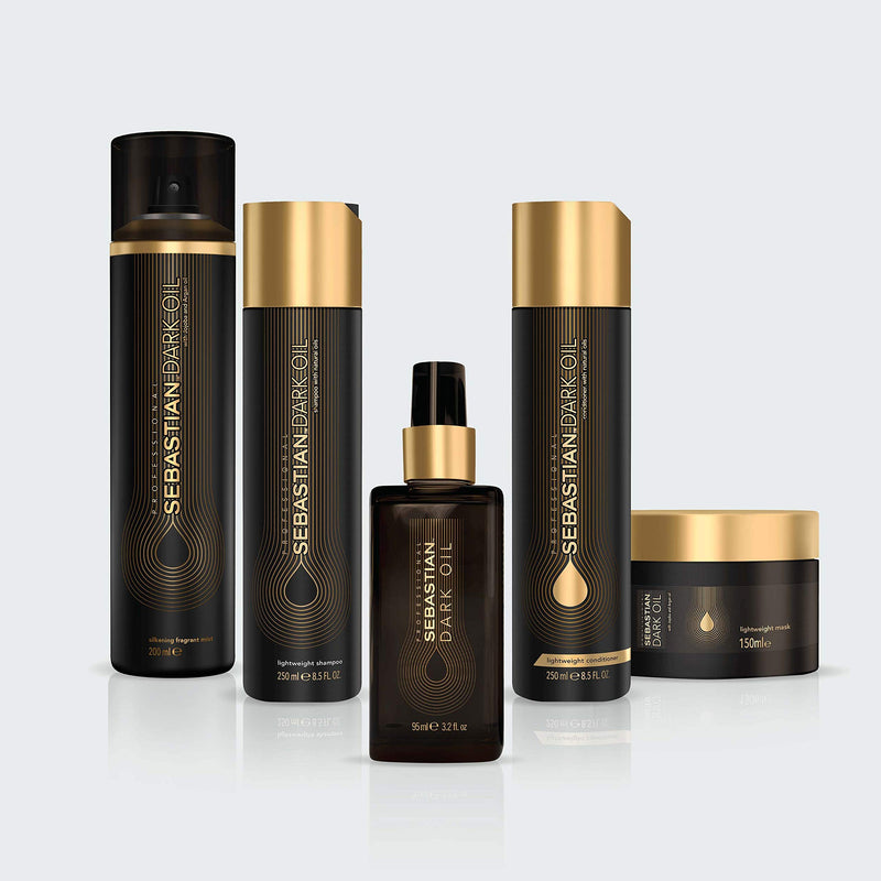 Sebastian Professional Dark Oil, Shampoo, Conditioner, Masks and Treatments, Infused with Jojoba Oil & Argan Oil Dark Oil Mist, 4.5oz - BeesActive Australia