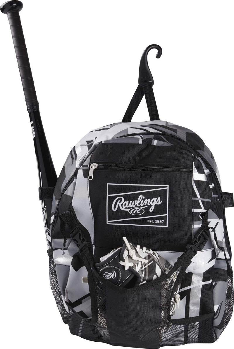 [AUSTRALIA] - Rawlings Remix Youth Tball and Baseball Backpack Bags Black 