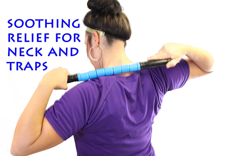 The Muscle Stick Original Muscle Roller | Muscle Roller Stick - The Stick All Purpose for Newbies Blue - BeesActive Australia