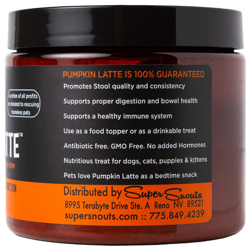 Super Snouts | Pumpkin Latte | Digestive Health | Healthy Immune System | Pumpkin and Goat’s Milk 5 Ounce (Pack of 1) - BeesActive Australia