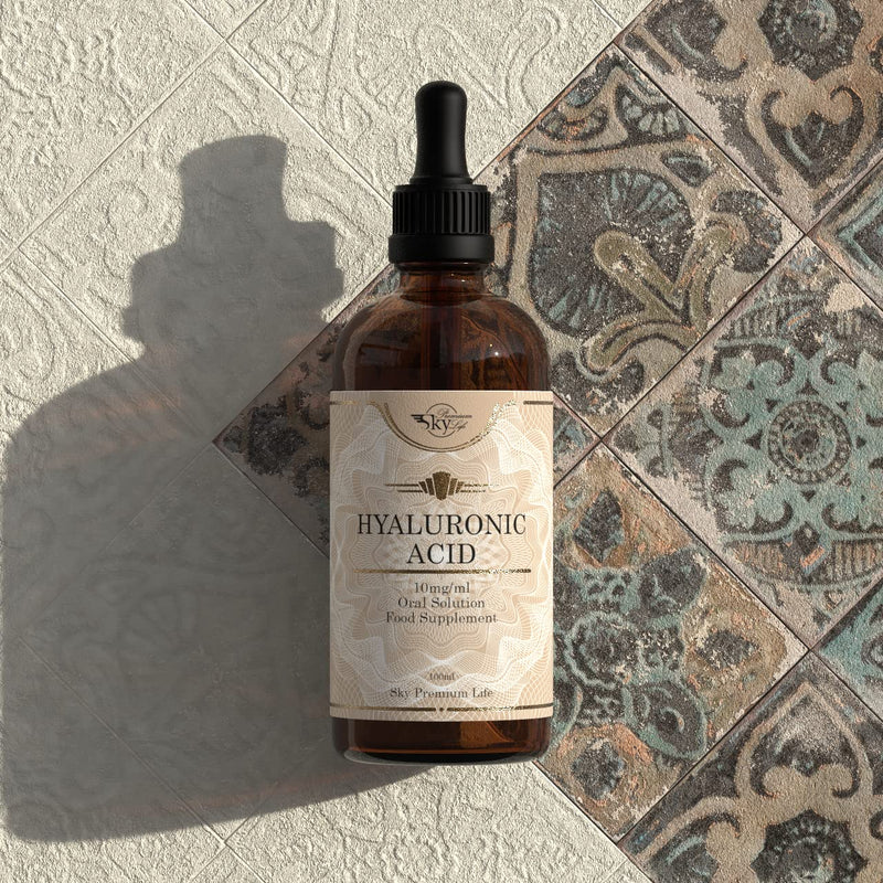 Sky Premium Life Hyaluronic Acid Food Supplement 10mg/ml - 100ml - Produced by Bio-Fermentation - Halal - BeesActive Australia