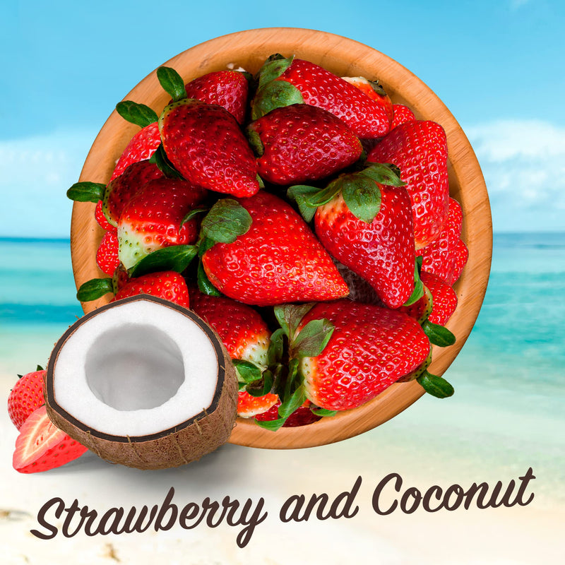 Malibu Sun SPF 30 Sunscreen Lip Gloss, High Protection, Water and Wind Resistant, Coconut and Strawberry, Pack of 2 x 1.5ml - BeesActive Australia