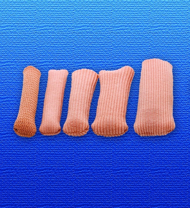 Silipos Digital Ribbed Knit Fabric Cap - Lined with Moisturising Mineral Oil Gel Small/Medium - x6 Small / Medium - X6 - BeesActive Australia