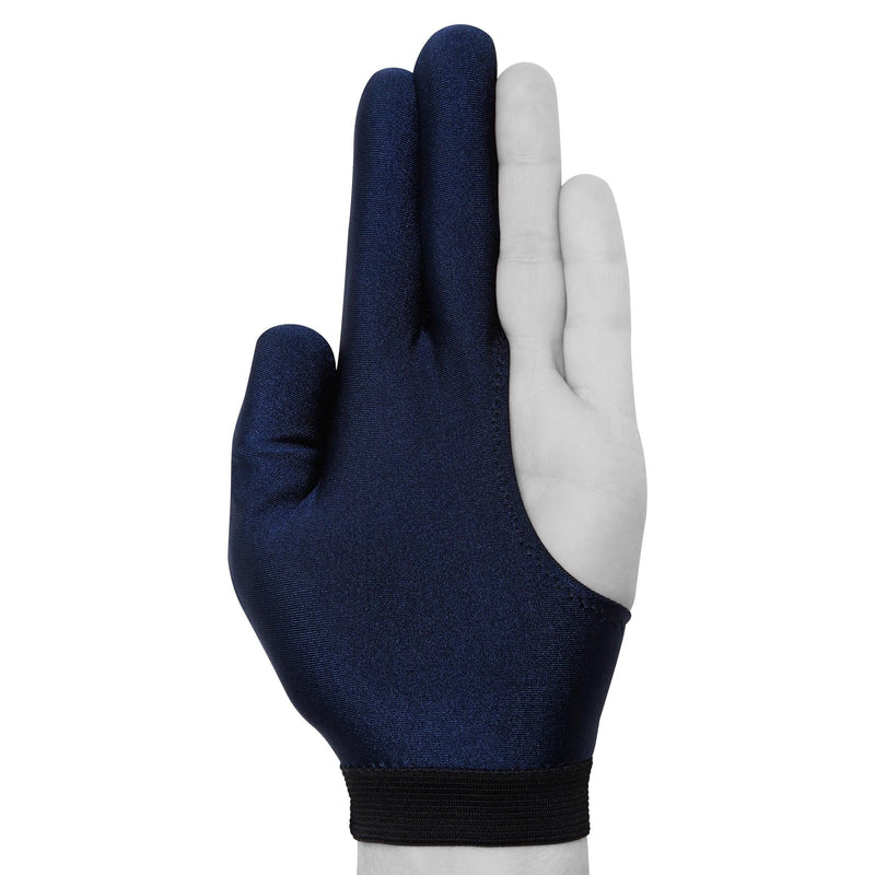 Billiard GLOVE by Fortuna - Classic - for Left hand - Blue - with Strap - BeesActive Australia