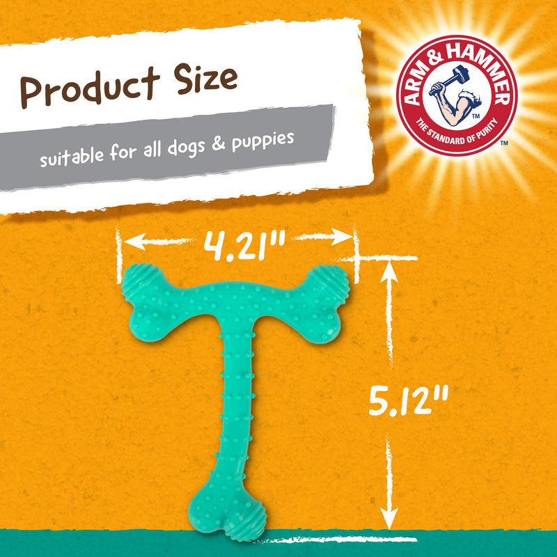 Arm & Hammer for Pets Ora-Play Dental Chew Toy for Dogs - Best Dog Chew Toy for Aggressive Chewers - Reduces Plaque & Tartar Buildup - Dog Chew Toys from, Dog Toys for Dog Teeth T-Bone - BeesActive Australia