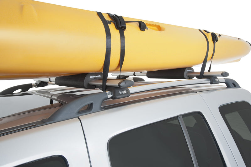 Rhino-Rack Roof Rack Pads for Paddleboard, Surfboard, Wakeboard, Skis, Snowboard, Longboard, Fits Vortex Bars, Pair, 15" Long (RWP01) - BeesActive Australia