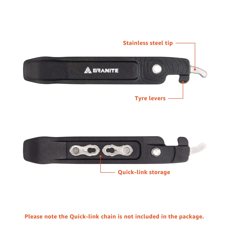 Granite Talon Tyre Levers with Master Link Pliers Function, Quick-Link Chain Removing Tool Black - BeesActive Australia