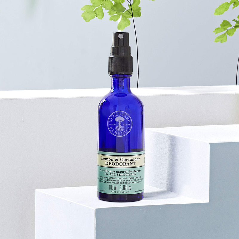 Neal's Yard Remedies Lemon & Coriander Deodorant | Lasting Freshness to Face the Day | 100ml - BeesActive Australia