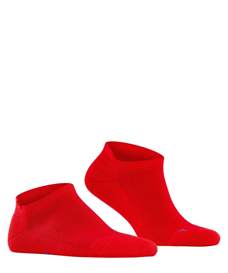 FALKE Unisex-Adult Cool Kick Sneaker Socks, Low Cut Ankle Sock, Casual or Dress, Moisture Wicking, More Colors 1 Pair 10.5-11.5 Red (Fire 8150) - BeesActive Australia