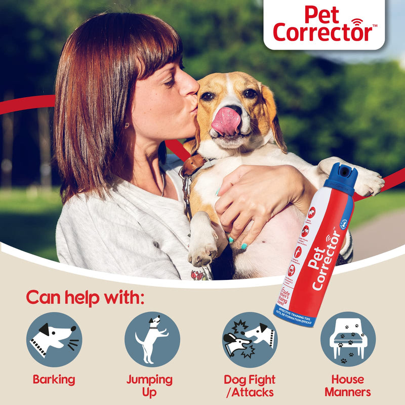 Pet Corrector Spray for Dogs 200ml- Dog Training and Correction Spray to Stop Barking, Prevent Unwanted Behaviors and Obedience Issues, Non Shock, Humane, Safe, Effective Deterrent One Pack - BeesActive Australia
