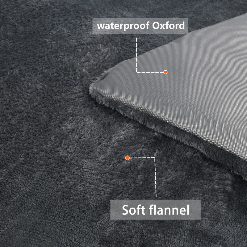 Kritter Planet Reversible Waterproof Dog Bed Pad for Camping Travel, Portable Car Seat Pet Cushion Mat with Handles for Small Medium Dogs Cats, Indoor and Outdoor Use Grey - BeesActive Australia