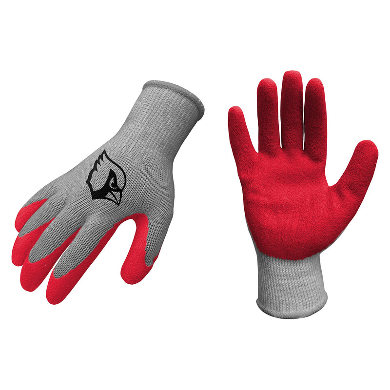 NFL The Gripper Gloves - Lightweight Safety Gloves - Protective, Reusable, Durable Work Gloves - Ideal Gift for the Loyal Sports Fan Arizona Cardinals 2-Pack Team Color - BeesActive Australia