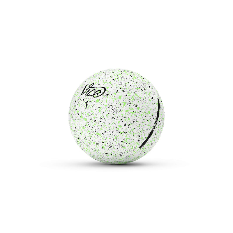 Vice Golf PRO 2020 | 12 Golf Balls | Features: 3-Piece cast Urethane, Maximum Control, high Short Game Spin | More Colors: NEON Lime/RED | Profile: Designed for Advanced Golfers - BeesActive Australia