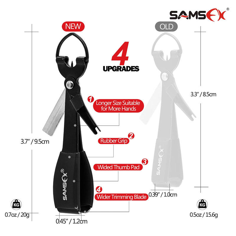 SAMSFX Fly Fishing Knot Tying Tools Quick Knot Tool for Fishing Hooks, Lures, Flies, Trout Line Backing, Come with Zinger Retractors - BeesActive Australia