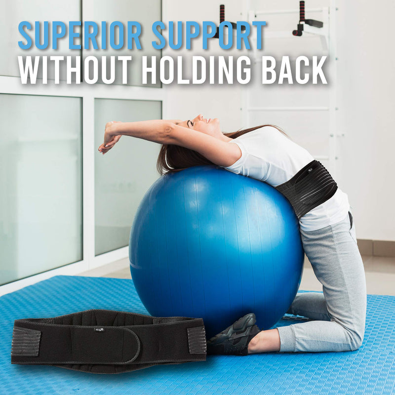 Lumbar Support Back Brace for Men and Women (Regular 28" - 50") Regular 28" - 50" - BeesActive Australia