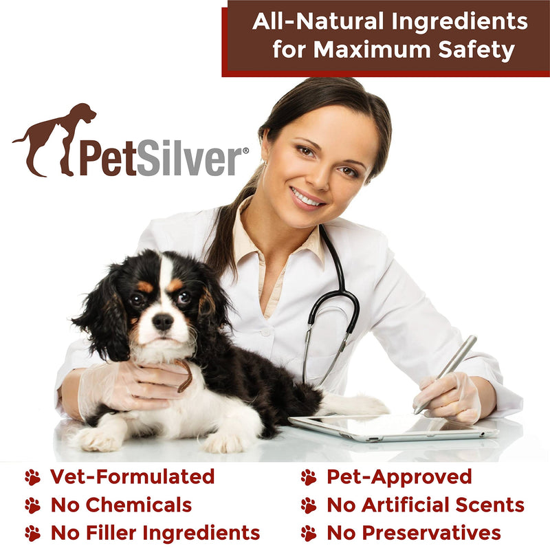 PetSilver Eye Wash Drops for Dogs and Cats with Chelated Silver, Made in USA, Natural Eye Solution, Relief for Inflammation & Eye Irritation, Easy to Apply 4 oz - BeesActive Australia