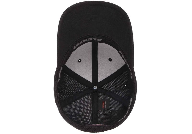 Flexfit Ultrafibre Airmesh Fitted Cap Large-X-Large Black - BeesActive Australia