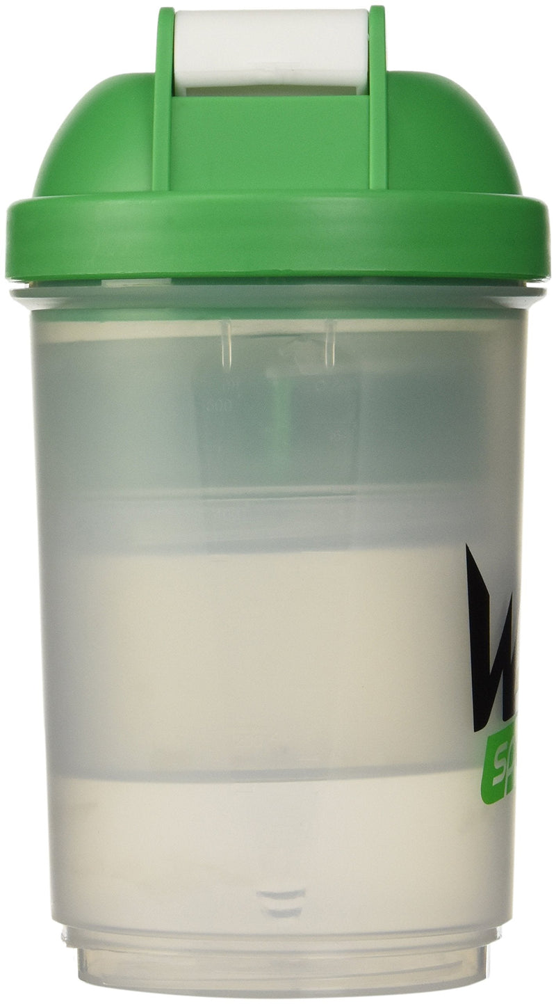 We R Sports™ ShakenInProtein™ Protein Shaker Bottle Multi Compartment BPA FREE 500ml Container XPS4000 Green - BeesActive Australia