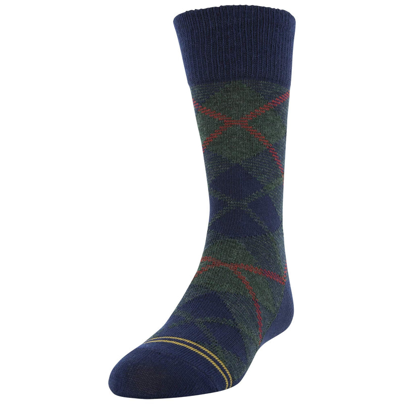 Gold Toe boys Dress Crew Socks, 3 Pairs Shoe Size: 3-9 Peacoat/Grey Heather/Red - BeesActive Australia