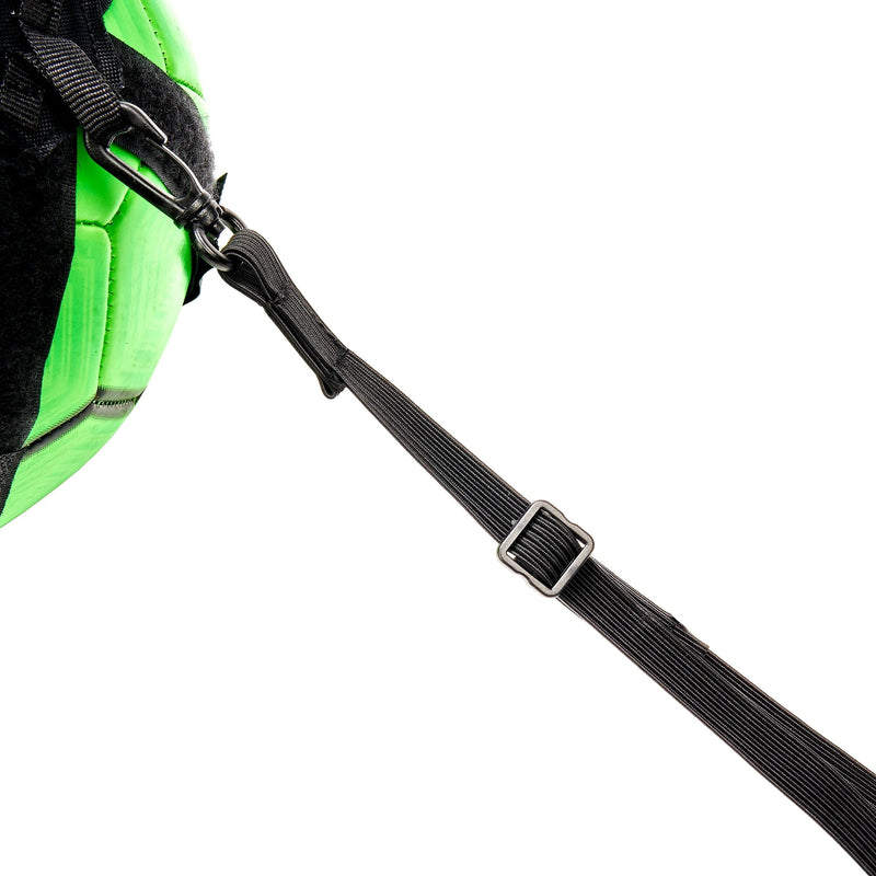 Victor Fitness Black Solo Elastic Soccer Trainer to Increase Your Soccer Skills Perfect for Kids and Adults - Hands-Free Adjustable Solo Soccer Trainer Fits Ball Sizes: 3, 4, & 5 VFSTBK - BeesActive Australia