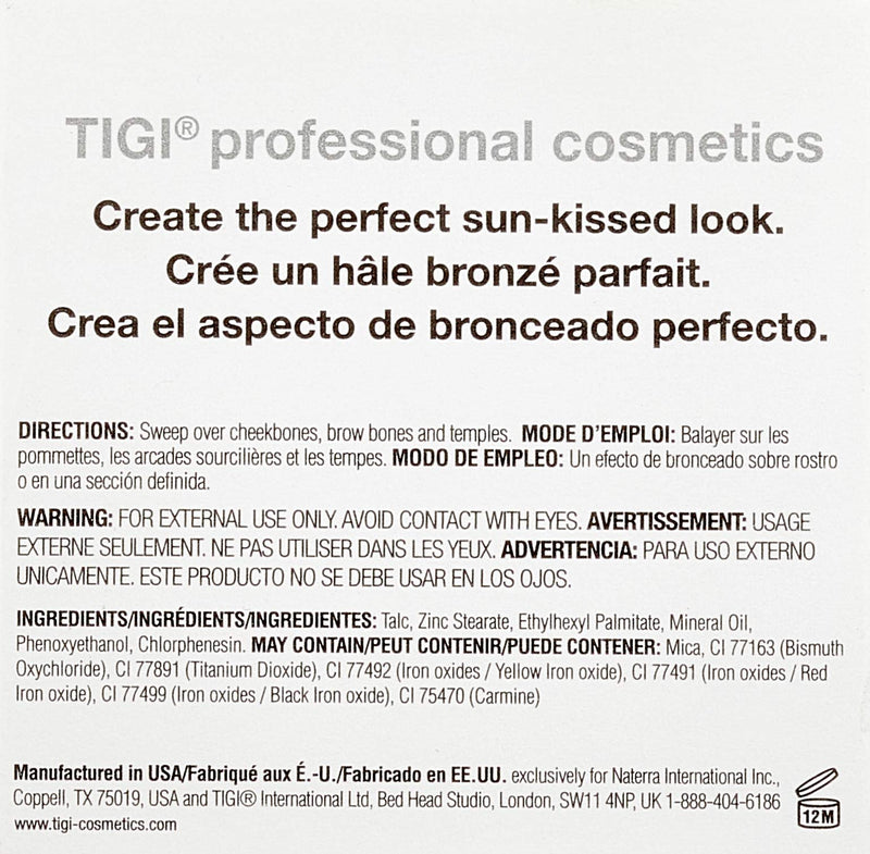 TIGI Cosmetics Bronzer, Glamour, 0.37 Ounce - BeesActive Australia